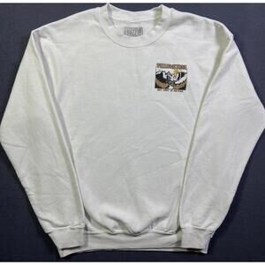 Yellowstone National Park "Get Lost in Nature" Sweatshirt White Men's Large Buzz